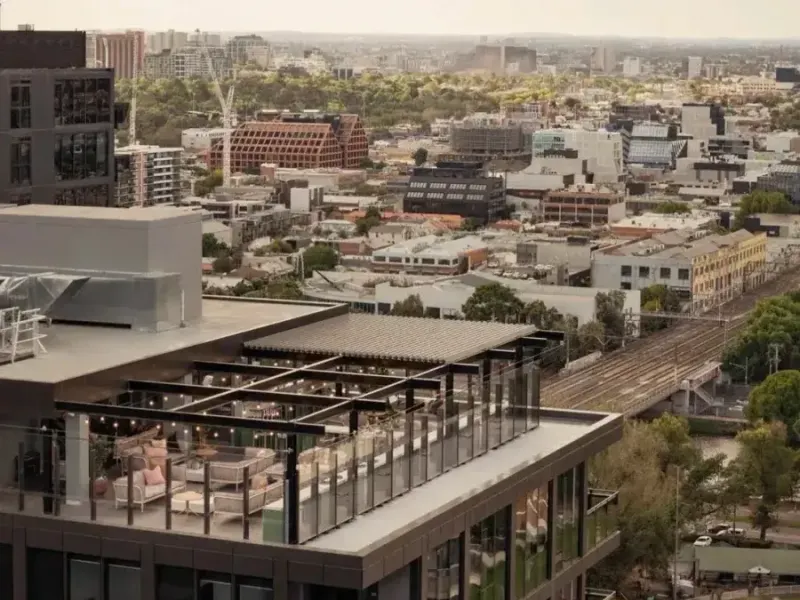 Build-to-rent tower in inner Melbourne of the type Accorto Electrical maintains under planned compliance programs