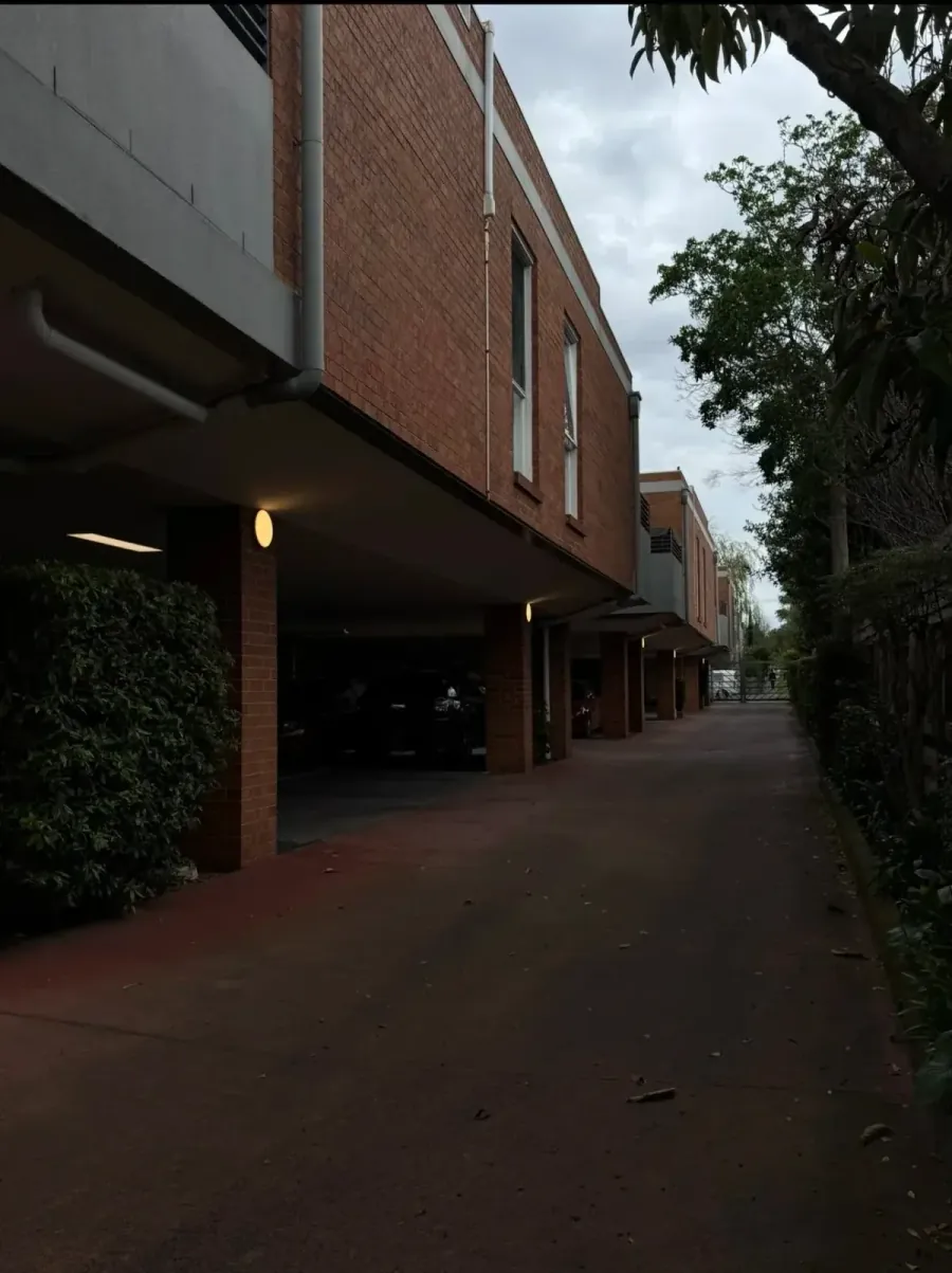 Apartment complex driveway and undercroft car park lighting maintained by Accorto Electrical